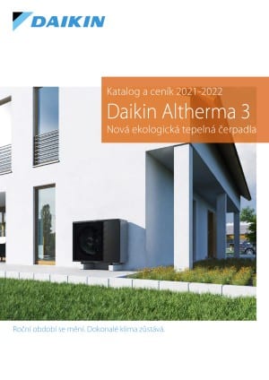 Daikin Altherma 3 - katalog a ceník 2021 / 2022