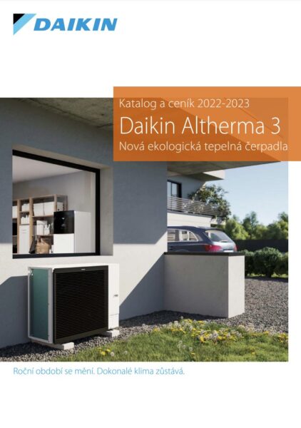 Daikin Altherma 3 - katalog a ceník 2022 / 2023